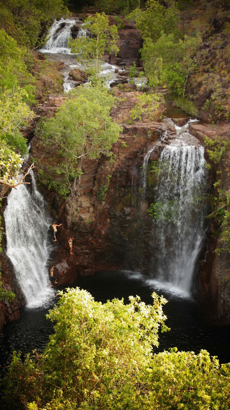 Free Image of Water Falls through an Australian Canyon 