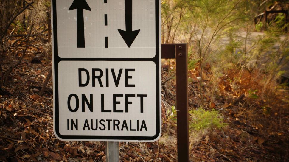 Free Image of Drive on Left in Australia 