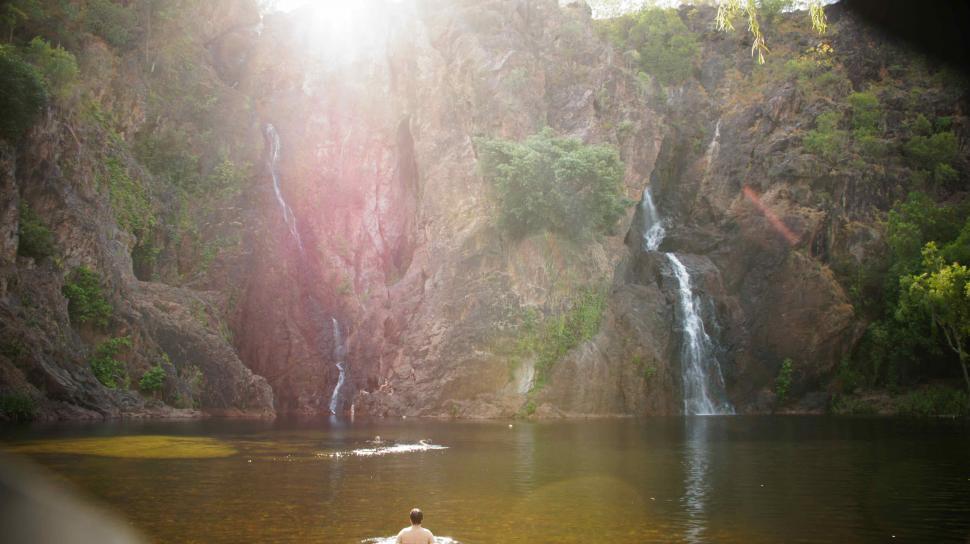 Free Image of Beautiful Waterfall in Australia 