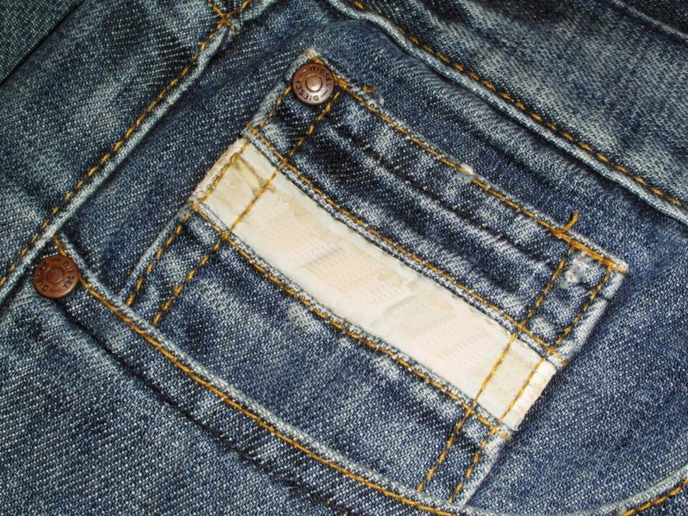 Free Image of Denim Jeans Pocket Close-up 