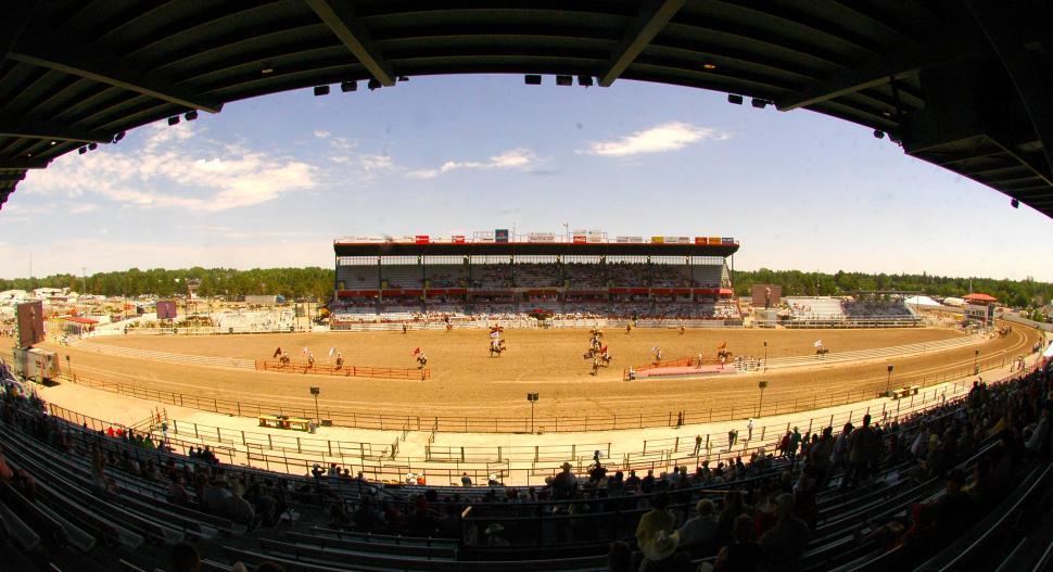 Free Image of The Rodeo Grand Daddy of them all in Cheyenne, WY 