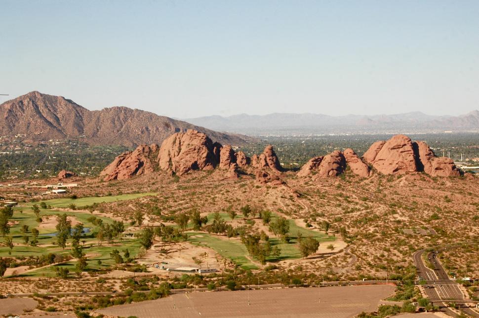 Free Image of Arizona Golf Course Aerial 
