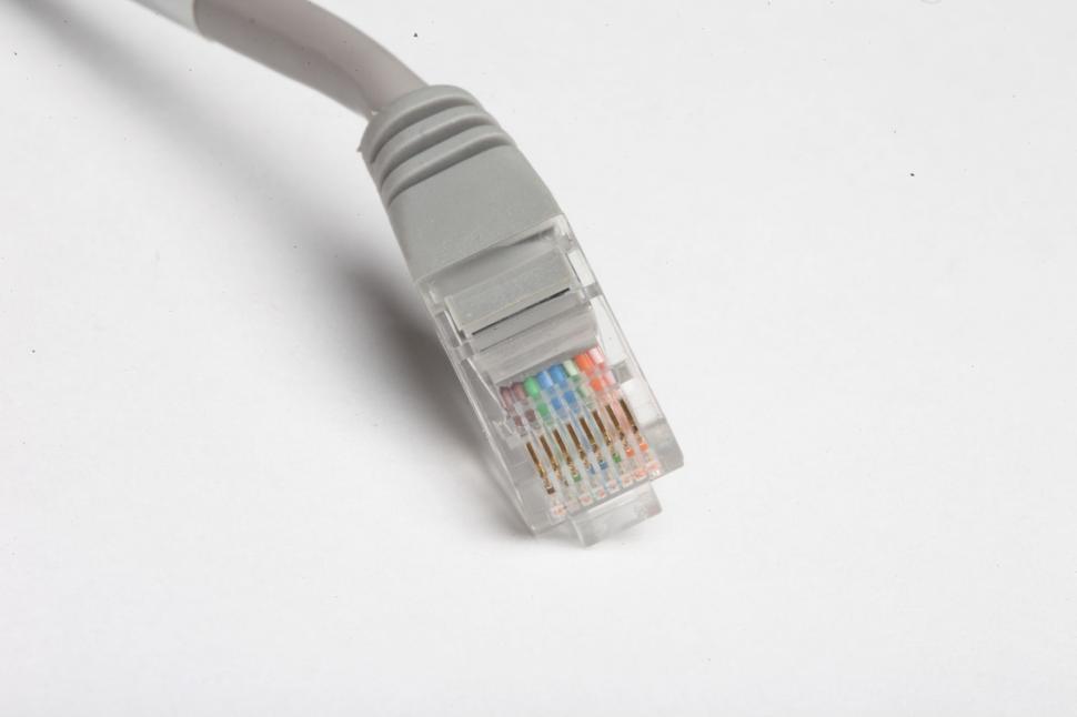 Free Image of Cat5 ethernet network cable 