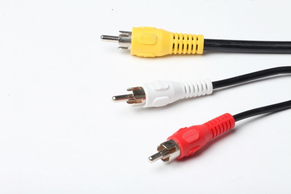 Free Image of Component cables 