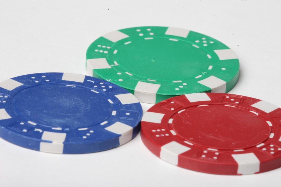 Free Image of Poker Chip Stacks 