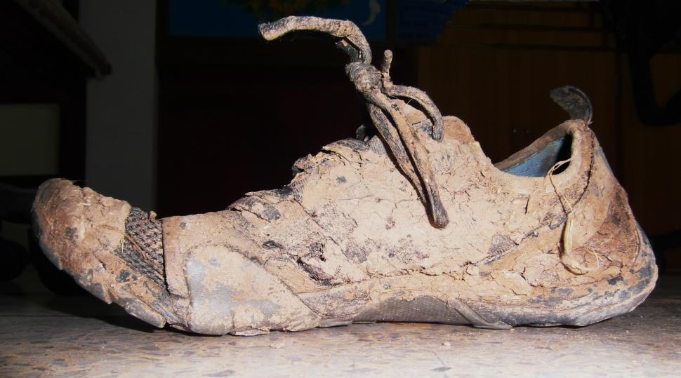 Free Image of Muddy Sport Shoes 