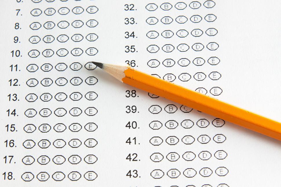 Download Free Stock Photo of School test 