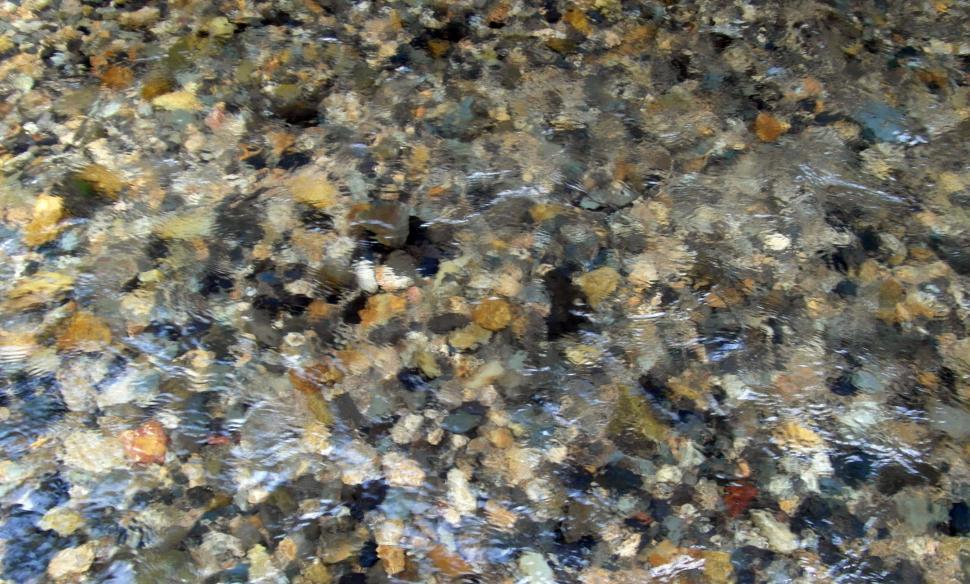 Free Image of Gravel River Bed Background 