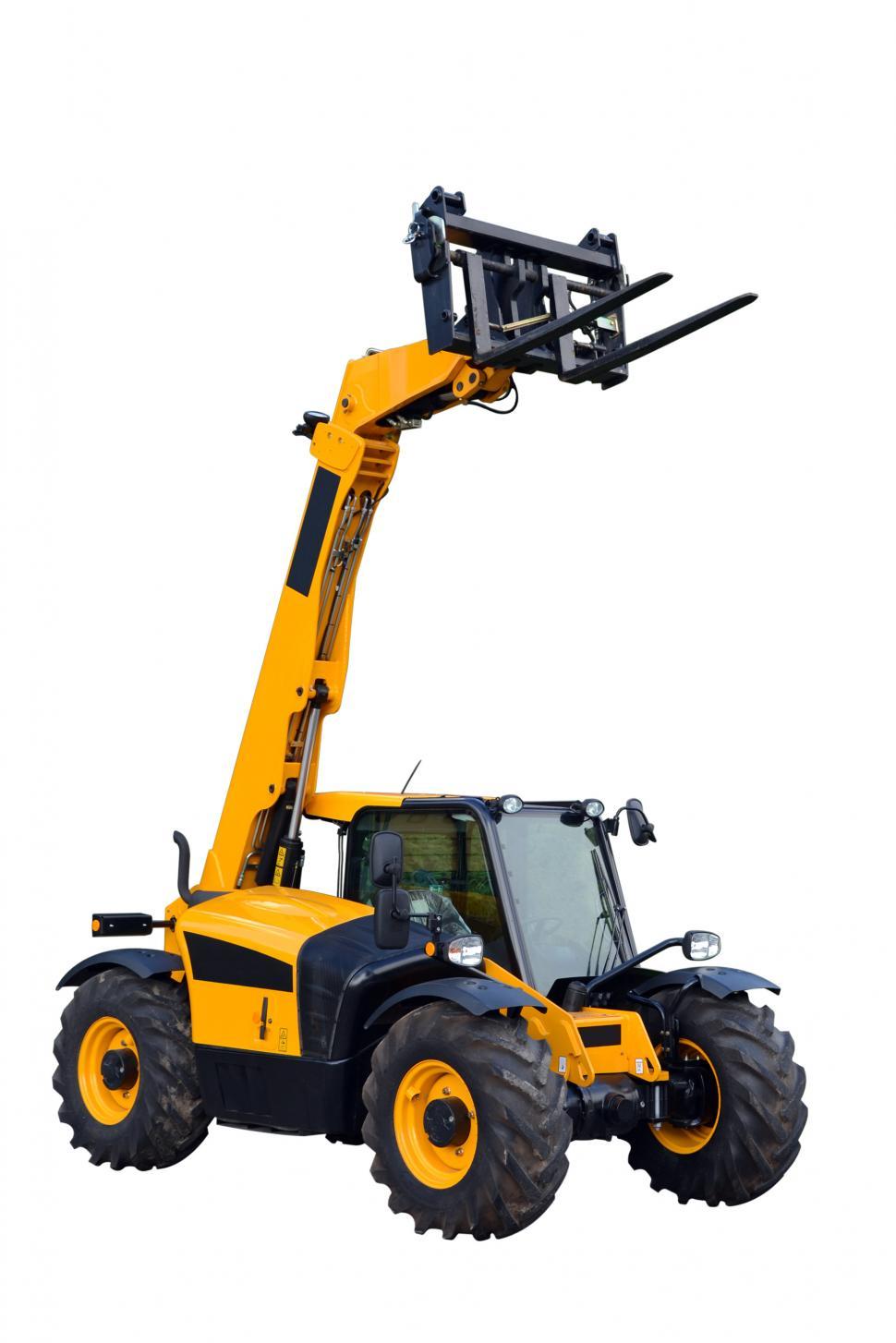 Free Image of New telescopic handler, angle view 