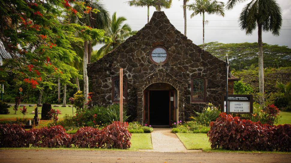 Free Image of Traditional Hawaiian Church 
