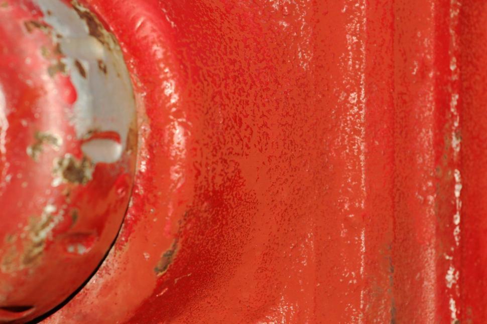 Free Image of Red hydrant paint 