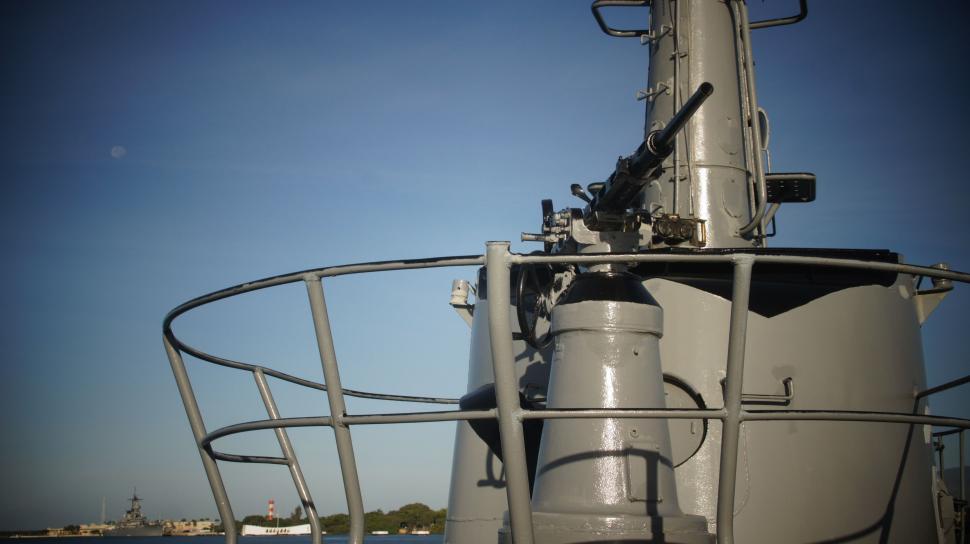 Free Image of Submarine Deck Gun 