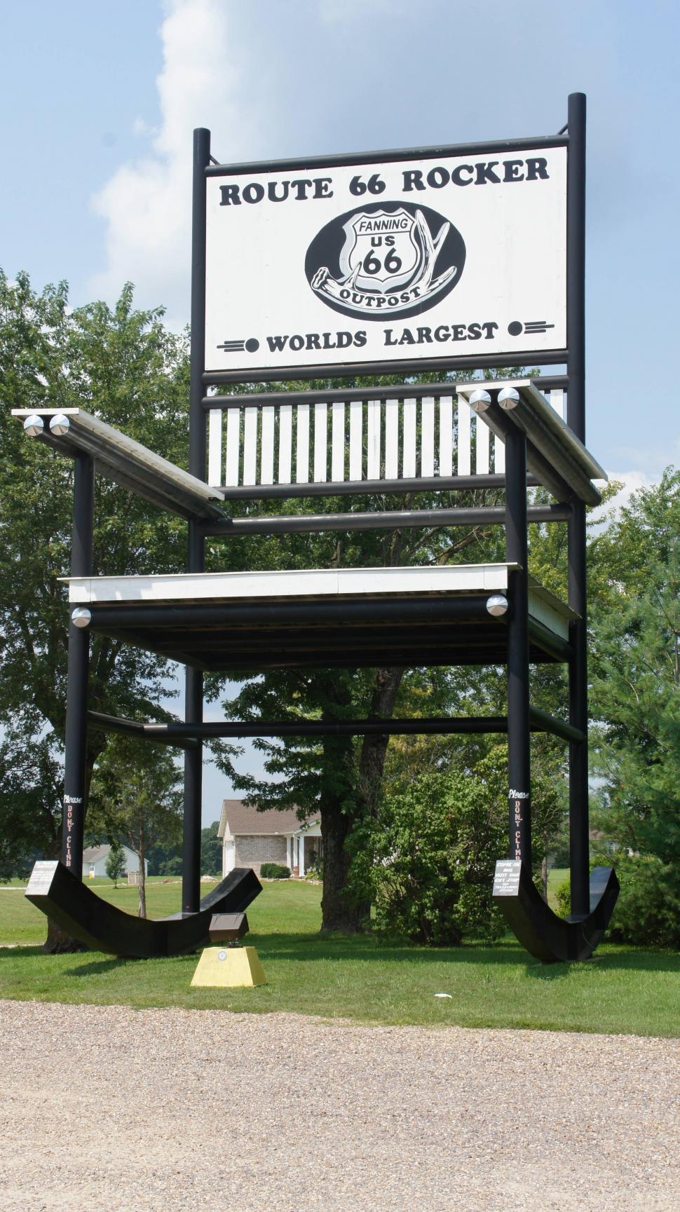 Free Image of Worlds Largest Rocking Chair 