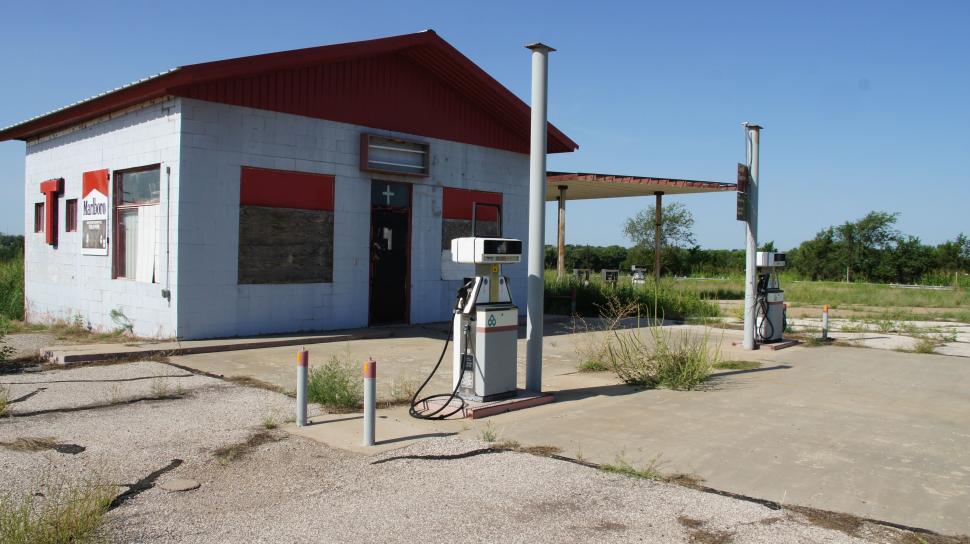 Free Image of Abandoned Gas Station 