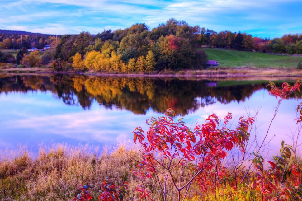 Free Image of Autumn Lake 