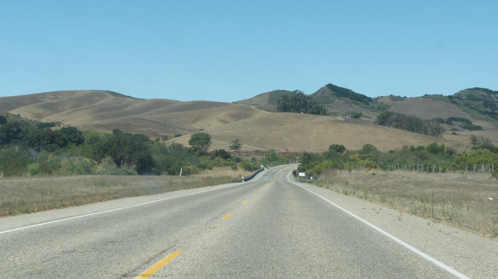 Free Image of California Pacific Coastal Highway Mountains 