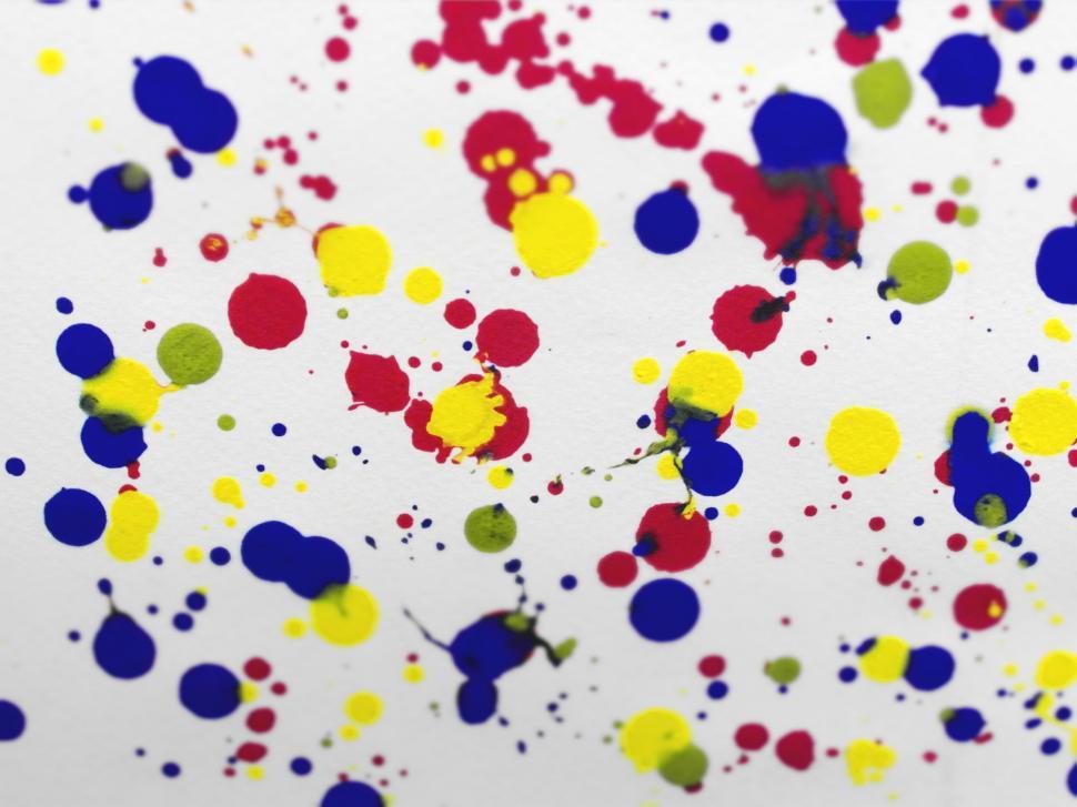 Free Image of Blobs of Colorful Paint 
