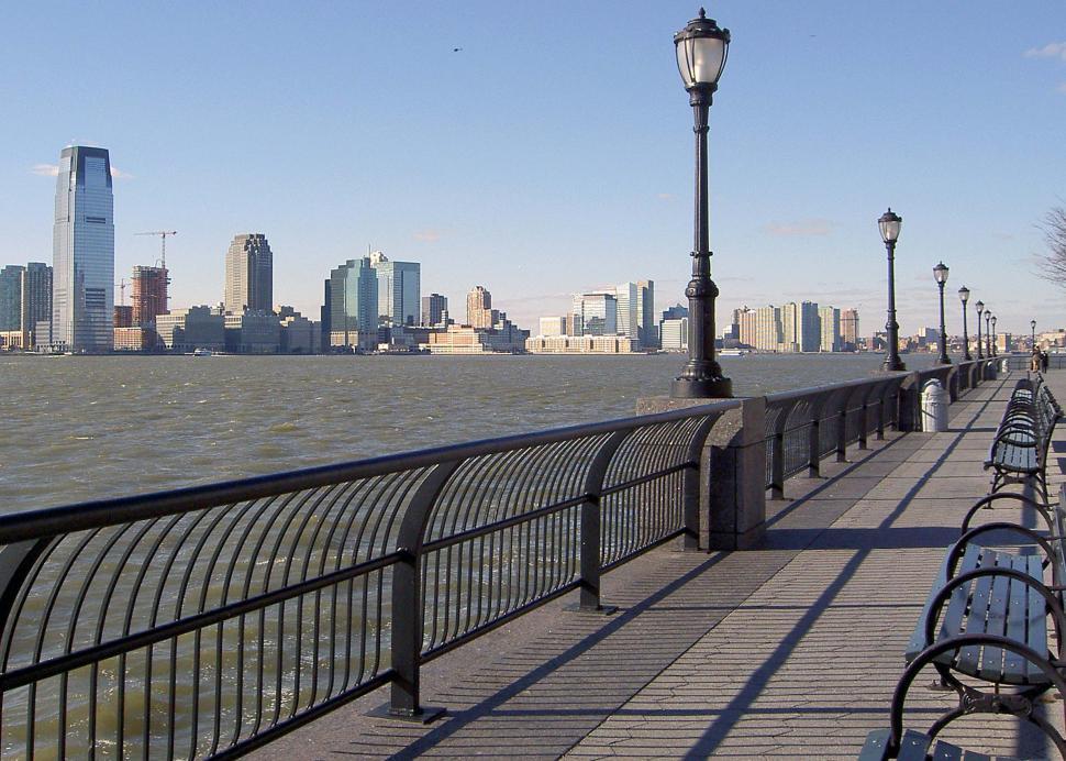 Free Image of New Jersey view From Battery Park Manhattan 
