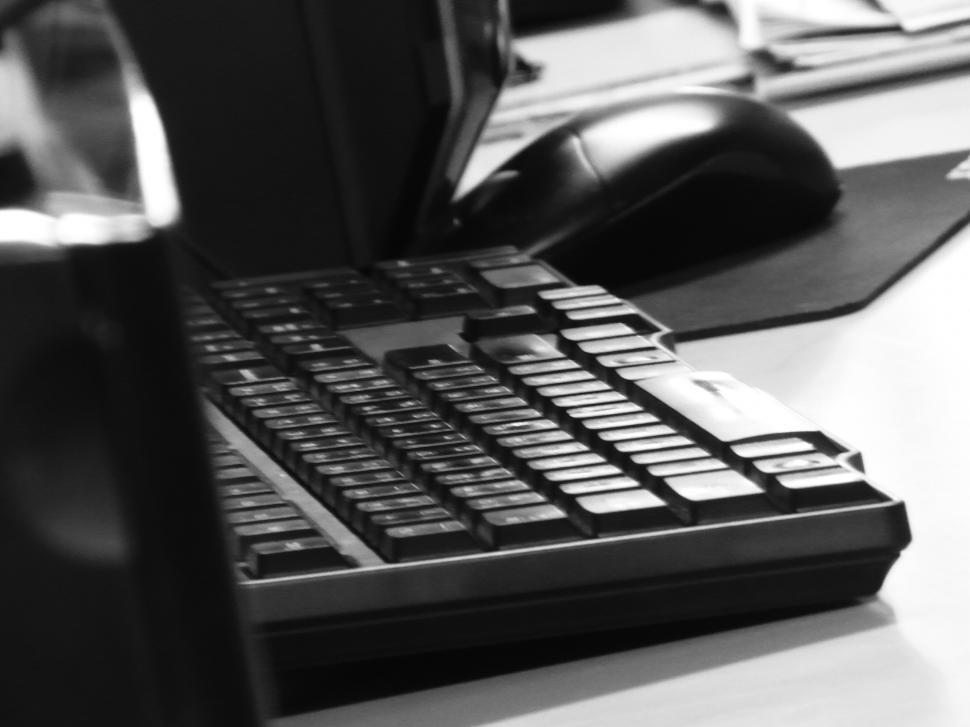 Free Image of Computer Keyboard and Mouse 