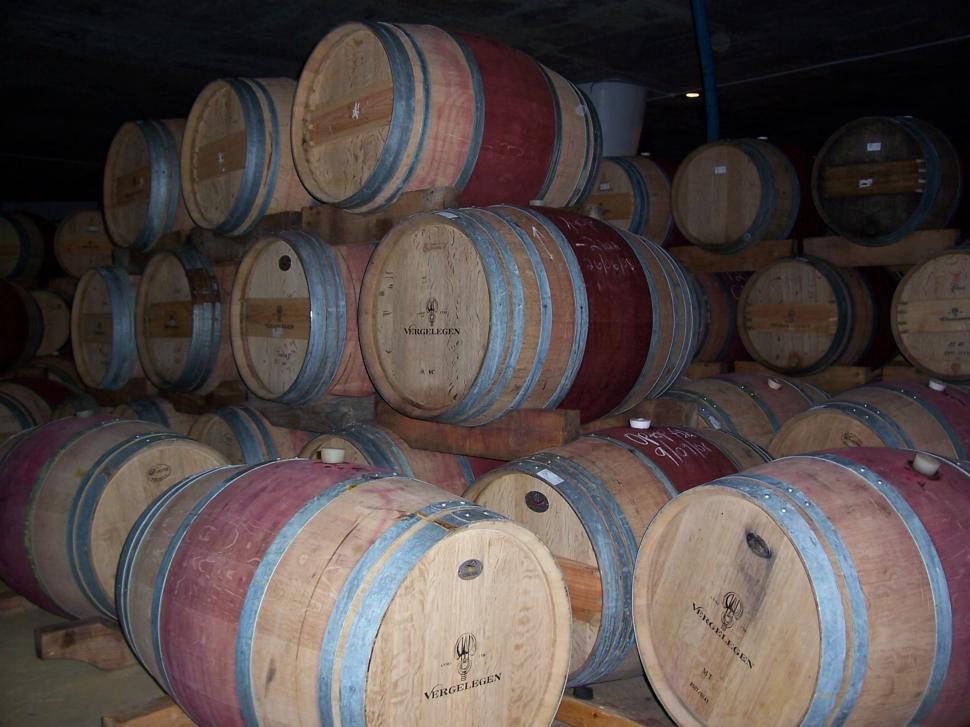 Free Image of Wine Barrels 