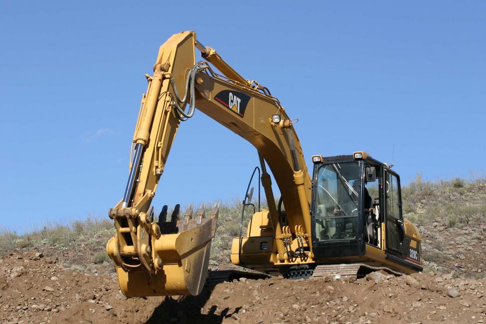 Free Image of Front loading excavator 