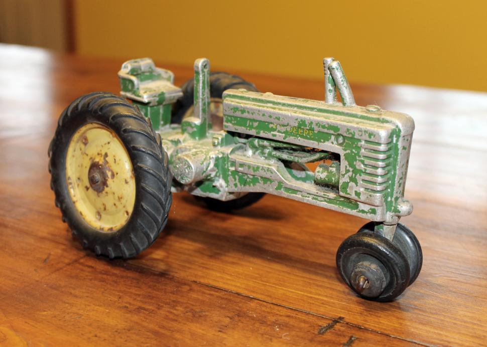 Free Image of John Deere Toy Tractor 