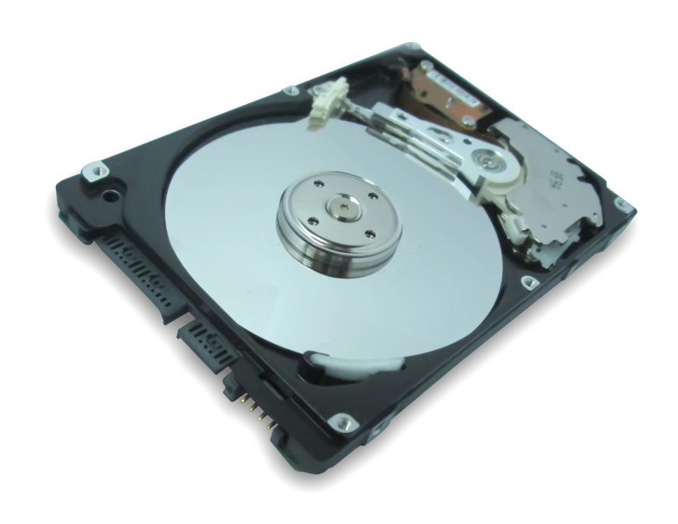Free Image of Opened Hard Drive or Computer 