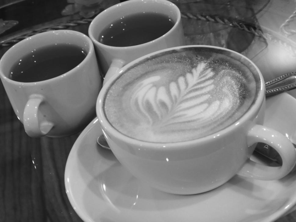 Free Image of Coffee with Jasmine Tea 