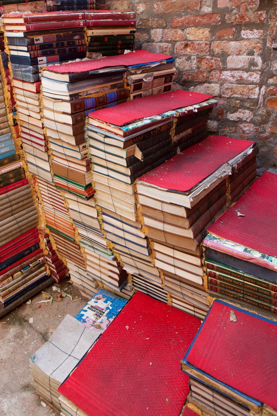 Free Image of Stacks of Books 