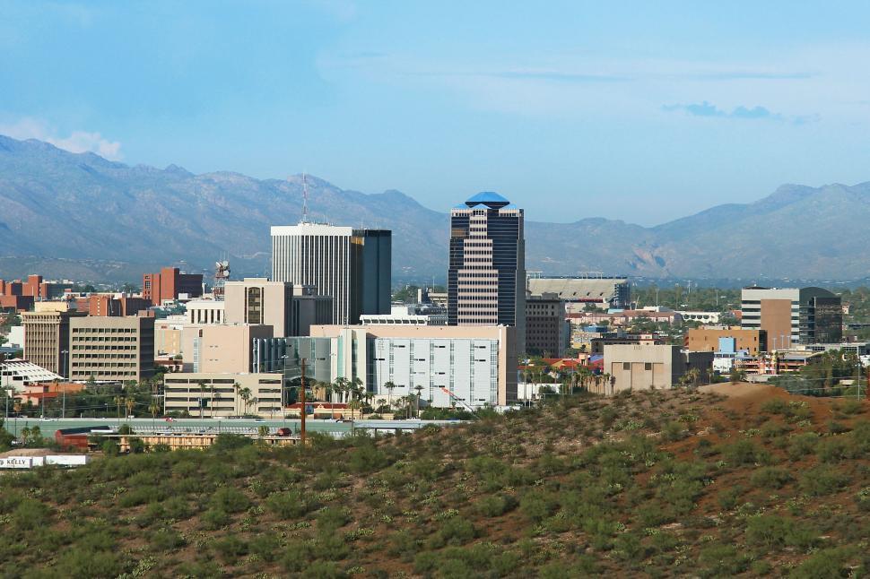 Download Free Stock Photo of Downtown Tucson 
