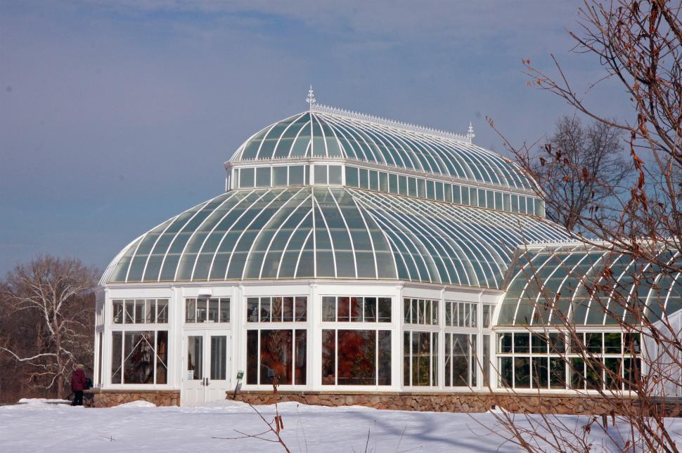 Free Image of Greenhouse in Winter 