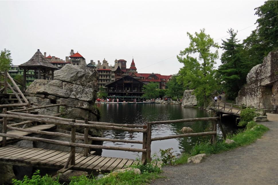 Free Image of Mohonk Mountain House View From Trail 