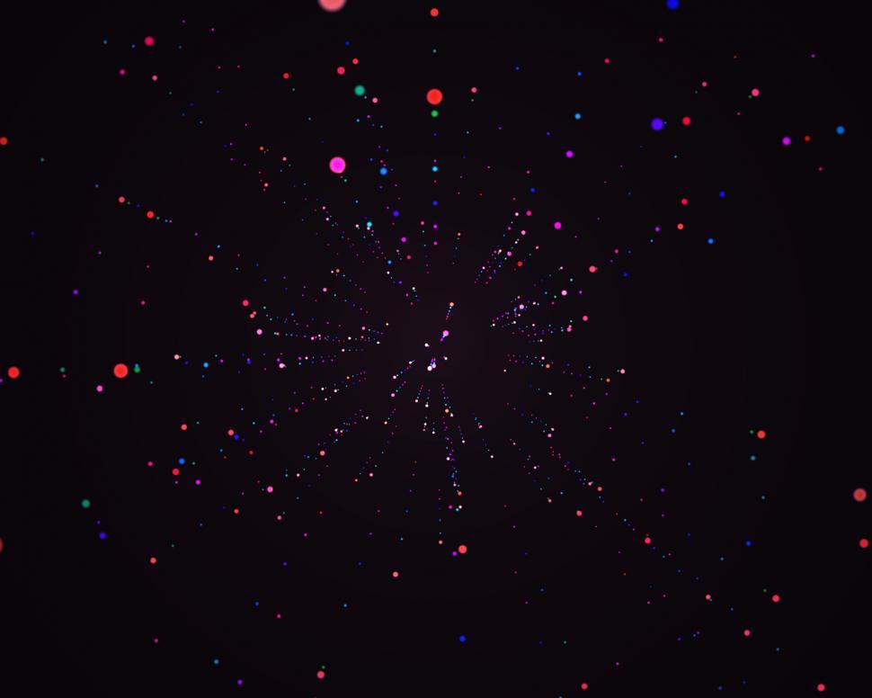 Free Image of Flying particles 