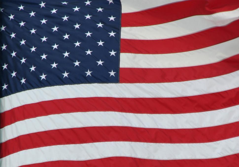 Free Image of Close-up of an American flag 