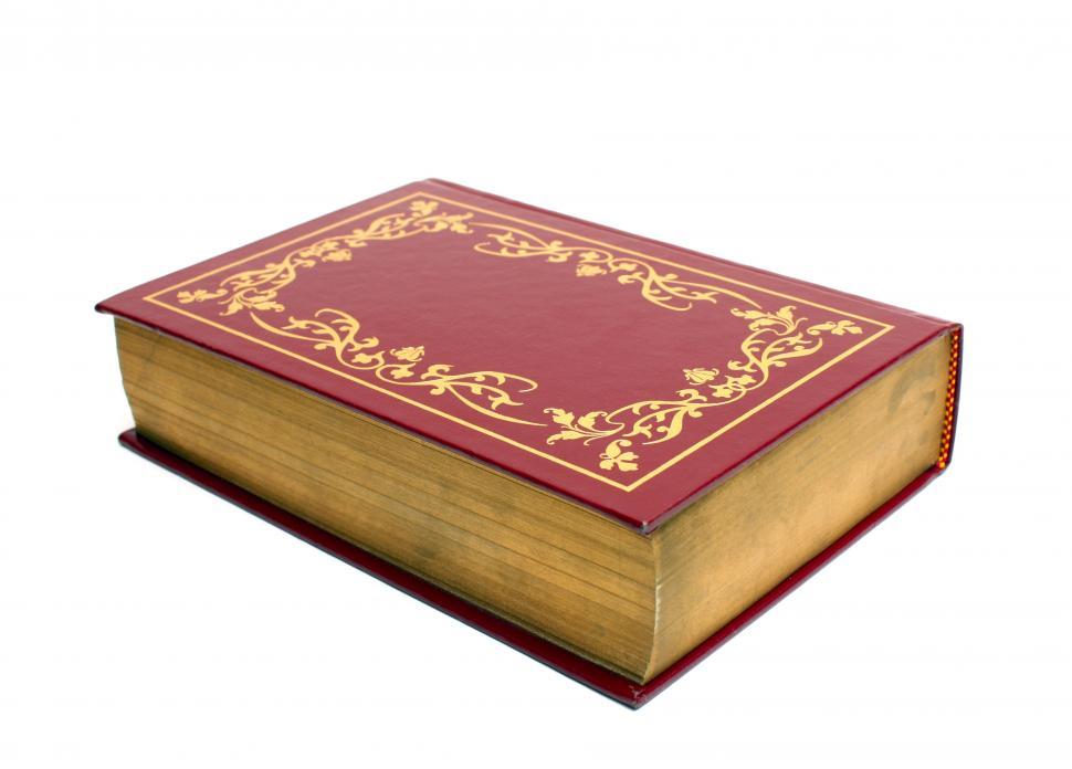 Free Image of An old book isolated on a white background 