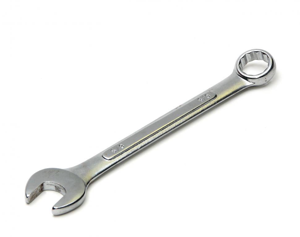 Free Image of A wrench isolated on a white background 