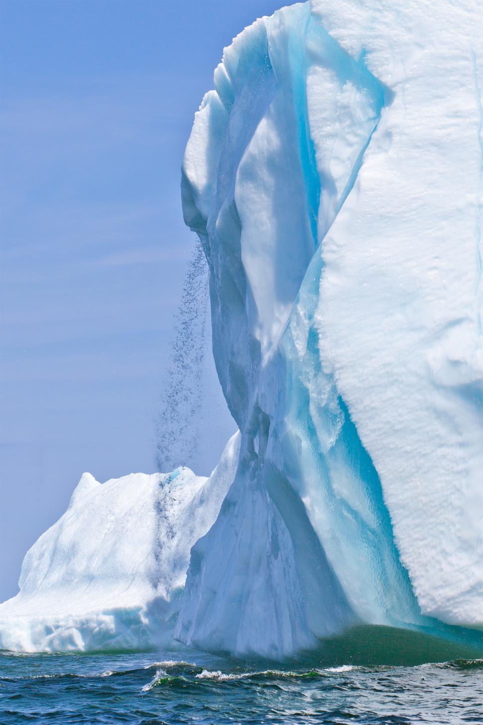 Download Free Stock Photo of Iceberg Waterfall 