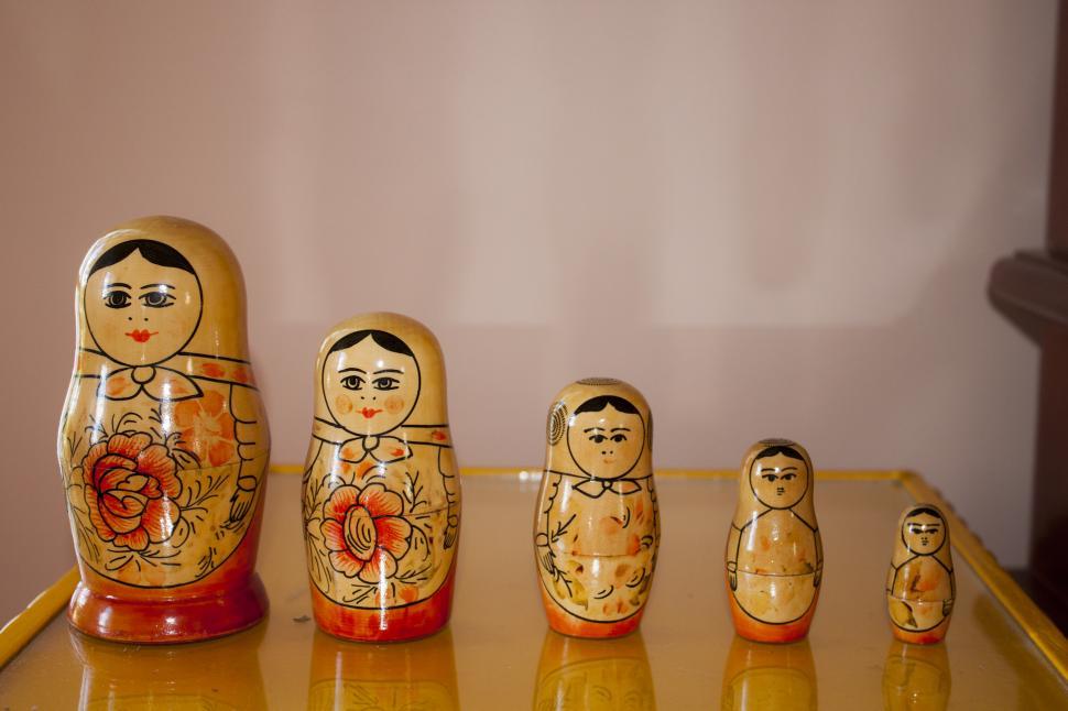 Free Image of Russian Dolls Front 