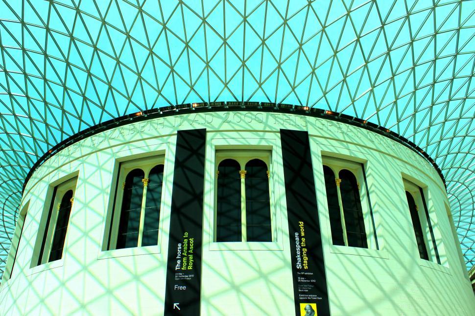 Free Image of Glass Roof over the Great Court at the British Museum by Norman  