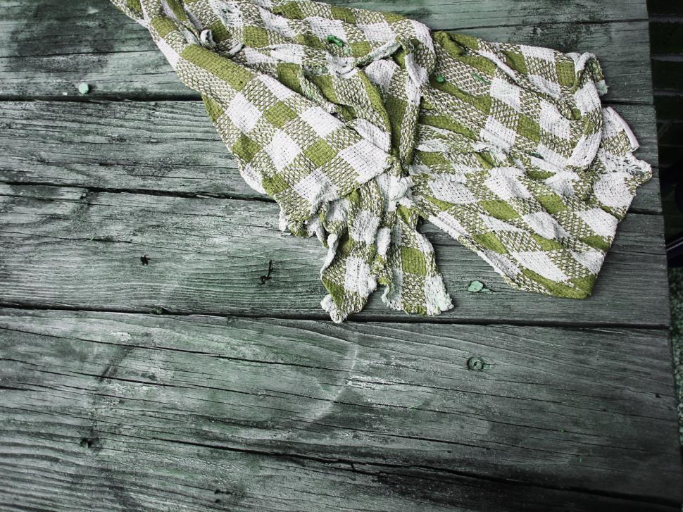 Free Image of cloth on wood table 