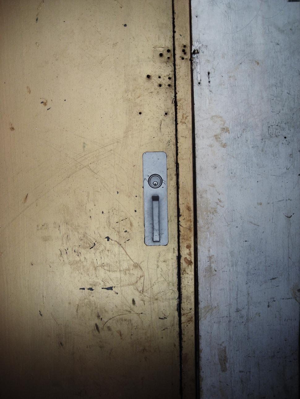 Free Image of Door Handle on a Building Door 