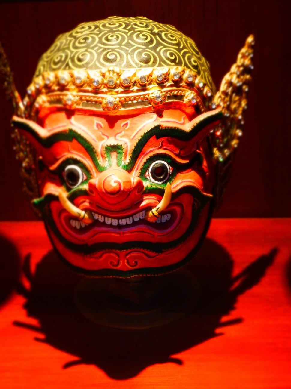 Free Image of Oriental Puppet Mask 