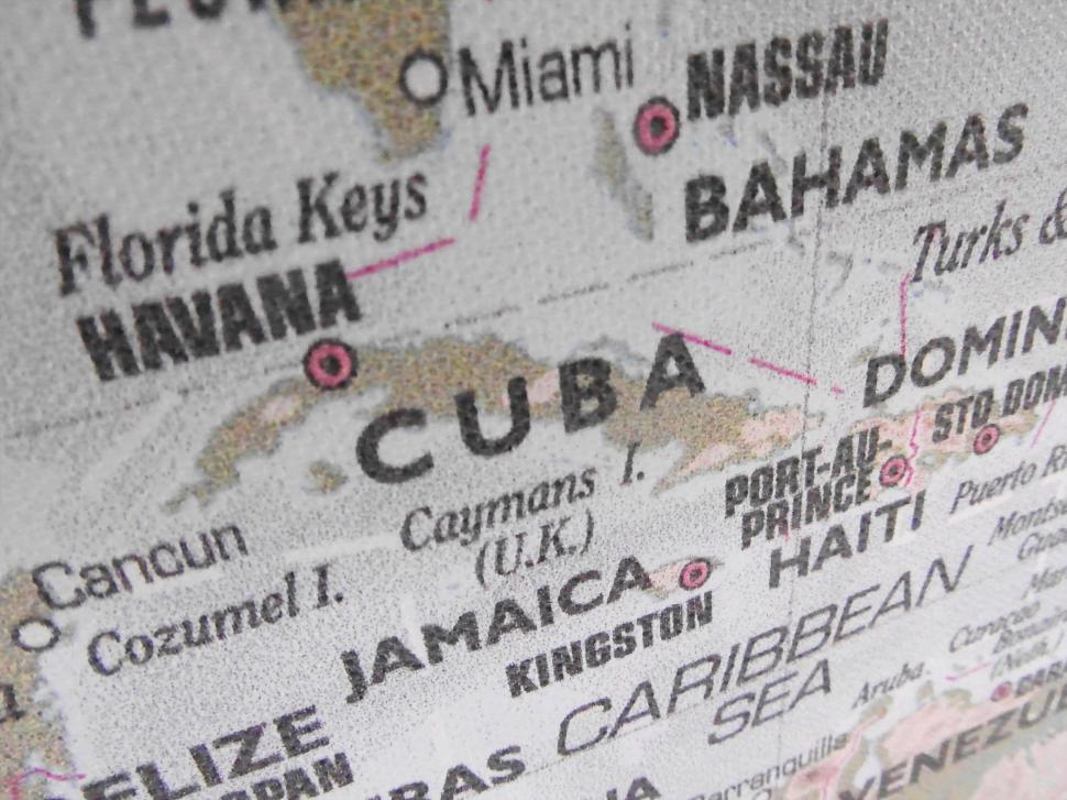 Free Image of Cuba Map 