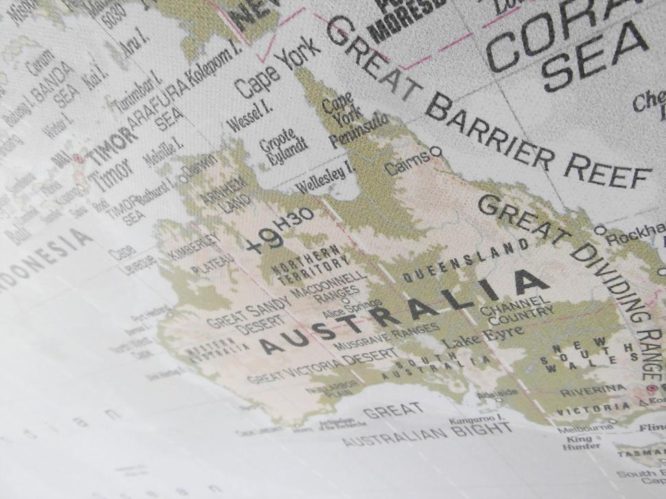 Free Image of Australia Map 