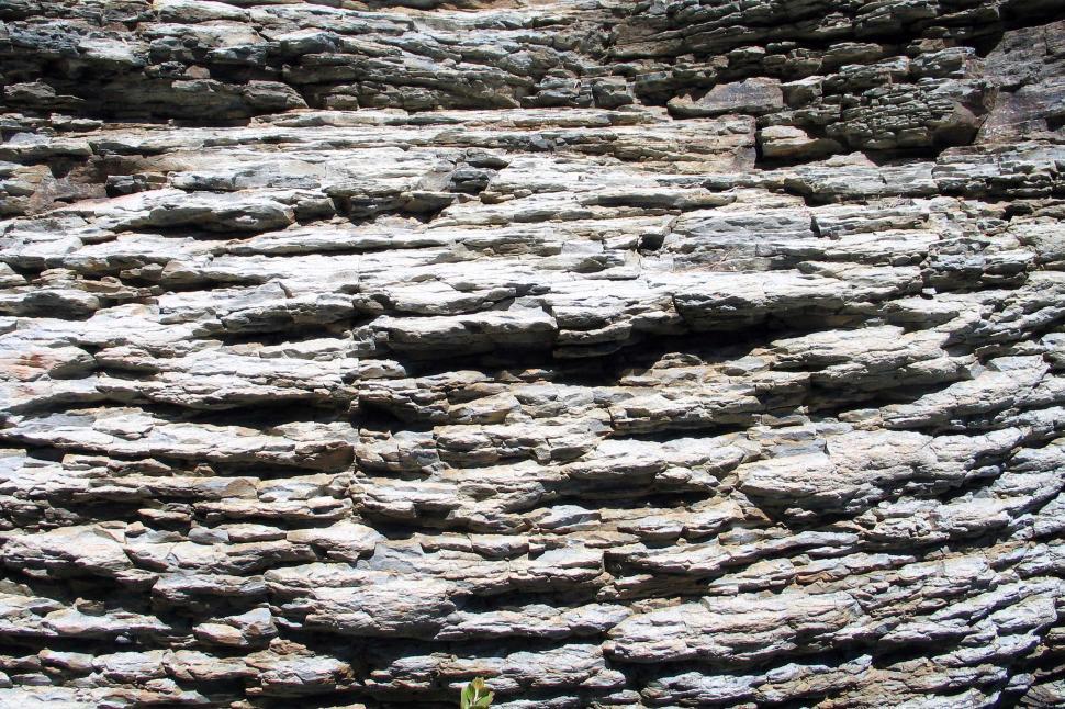 Free Image of rock boulder strata layers layer texture 