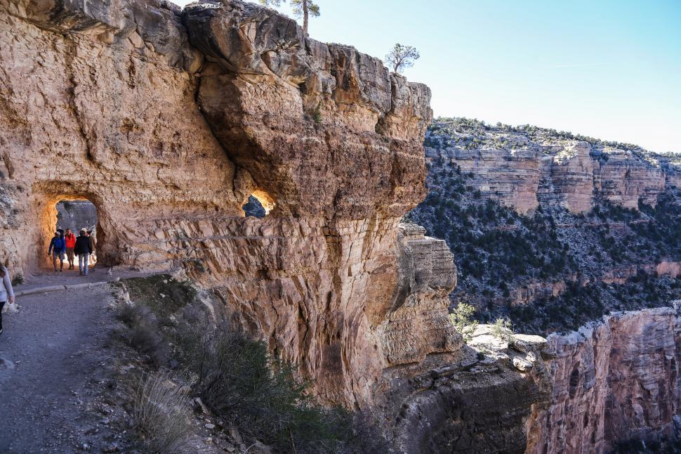 Free Image of Bright Angel Trail, Grand Canyon 