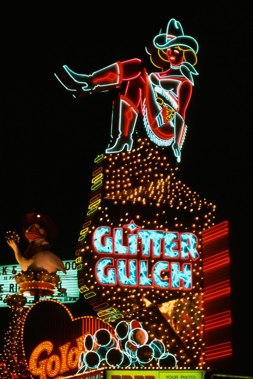 Download Free Stock Photo of Las Vegas Lights 