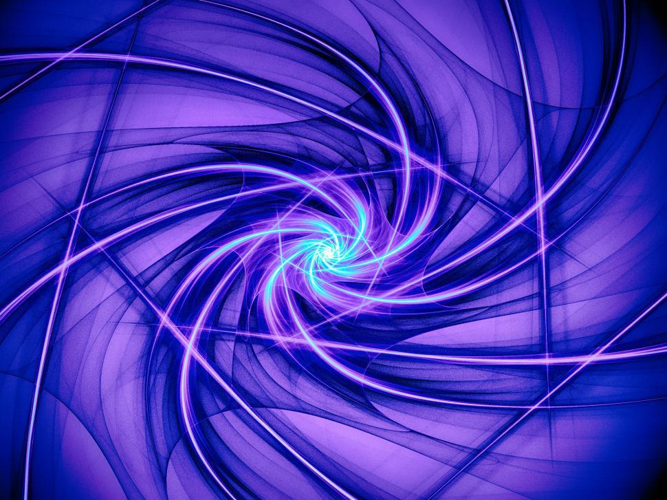 Free Image of Abstract light spiral 