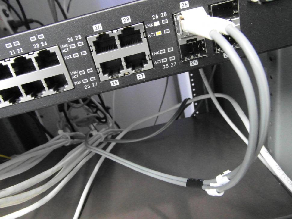 Free Image of Server Network Cables 