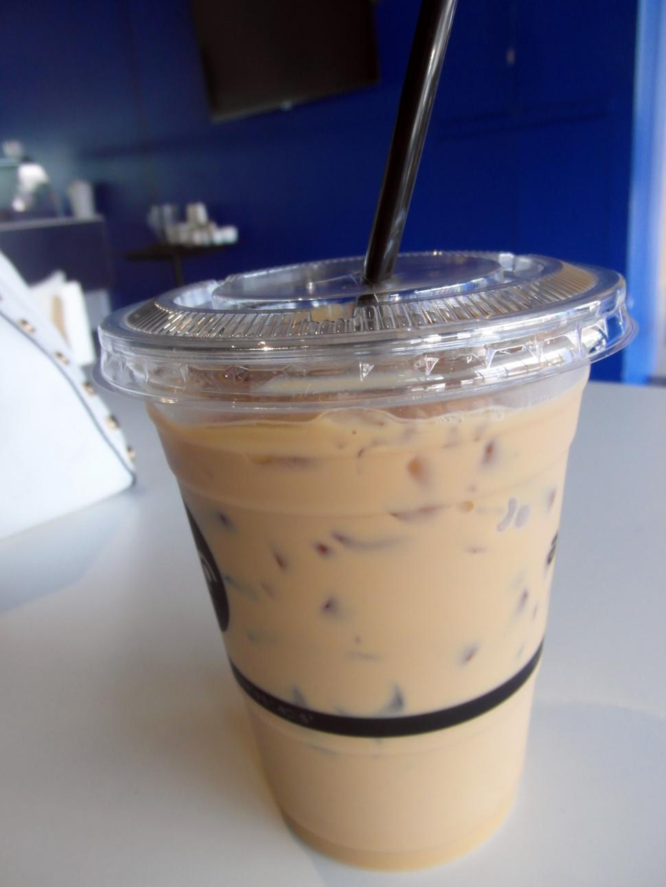 Free Image of Iced Coffee in a Cafe 
